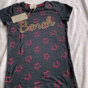 NWT Pink star Bench tee